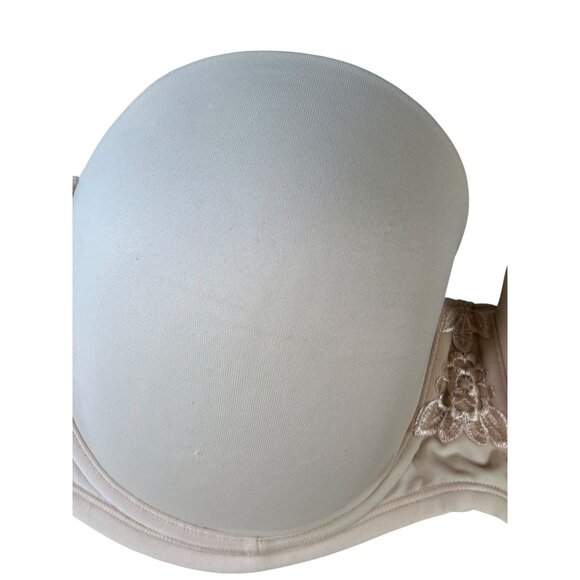 NEW Vanity Fair Strapless Bra Nude 38D Converts to 5 Bras Stretch Smoothing - Picture 8 of 13